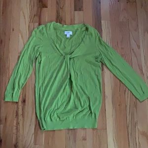 Beautiful Green LOFT Sweater